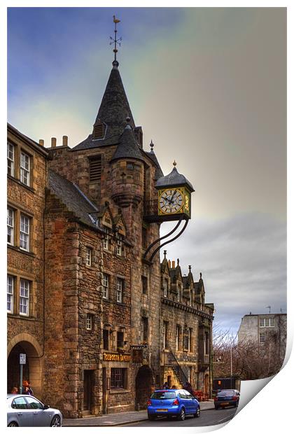The Tolbooth at the Canongate Print by Tom Gomez