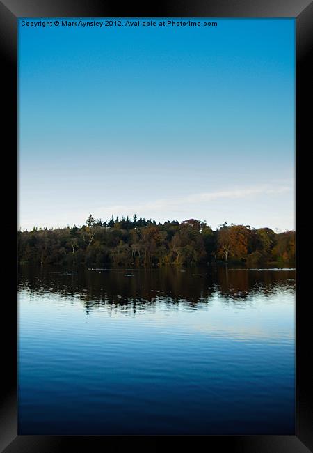 reflect. Framed Print by Mark Aynsley