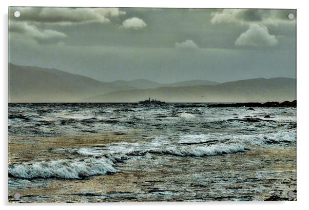 Warship in the Clyde Acrylic by Tylie Duff Photo Art