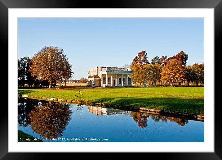 Bowling Green House Framed Mounted Print by Chris Thaxter