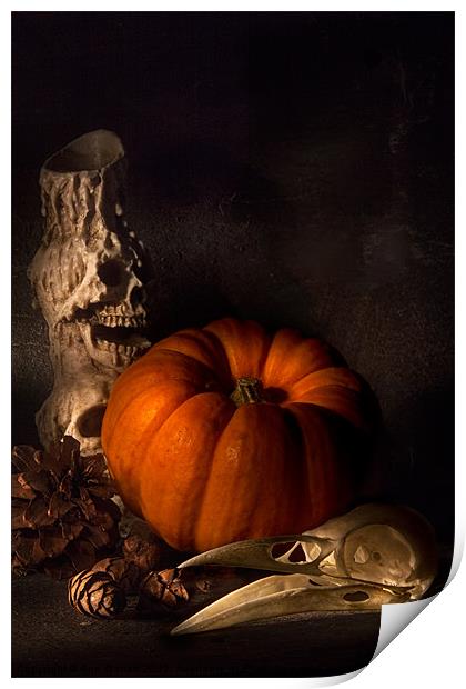 Halloween Still Life Print by Ann Garrett