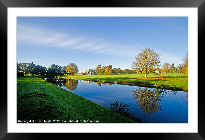 Bowling Green House 2 Framed Mounted Print by Chris Thaxter