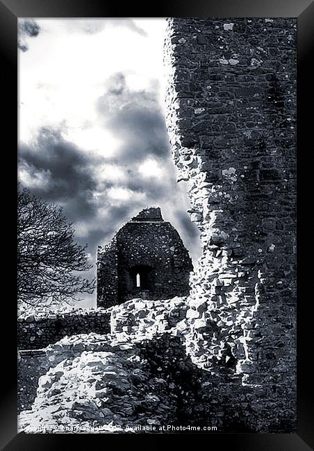 Castle Ruin Wales Framed Print by Brian  Raggatt