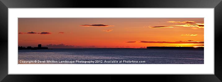 Broughty Ferry Dundee at Dawn Framed Mounted Print by Derek Whitton