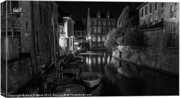 Bruges Canvas Print by Neal P