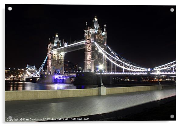 Tower Bridge not London Bridge Acrylic by Dan Davidson