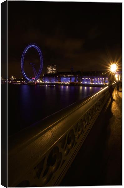 A view From Westminster Bridge Canvas Print by Chris Manfield