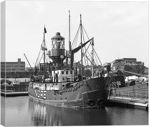 The Nore Lightship Canvas Print by Paul Judge