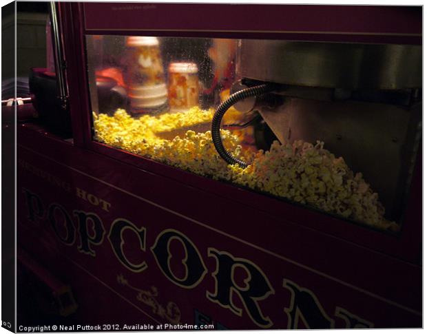 Popcorn Canvas Print by Neal P