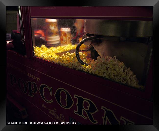 Popcorn Framed Print by Neal P