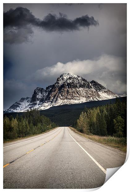 Mountain Road Print by Mark Harrop