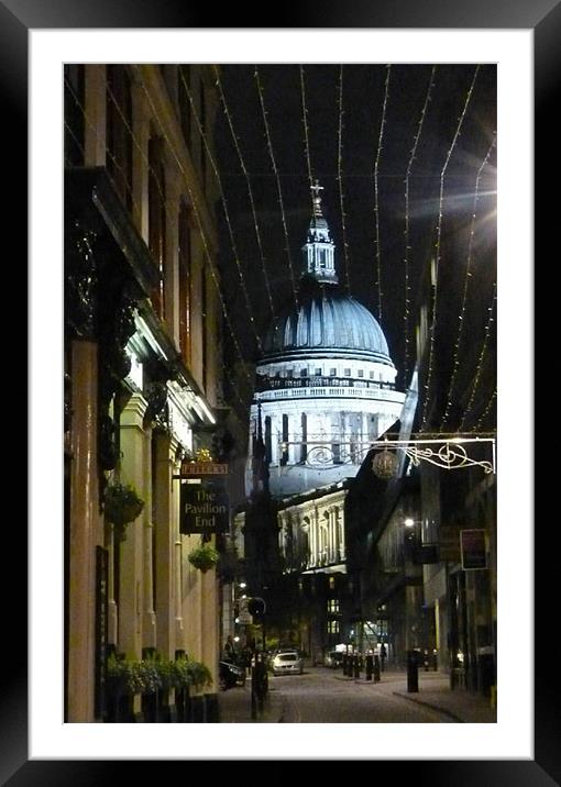 St Pauls Cathedral Framed Mounted Print by Reg Dobson