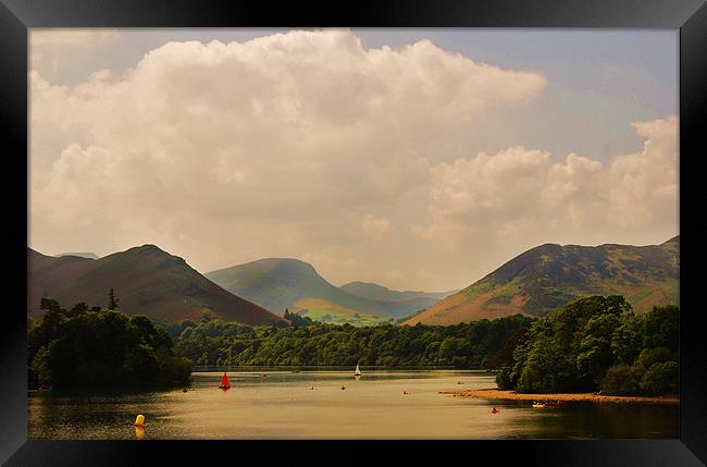 lakeland view Framed Print by eric carpenter