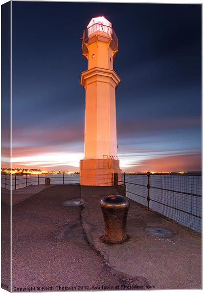 Newhaven Harbour Canvas Print by Keith Thorburn EFIAP/b