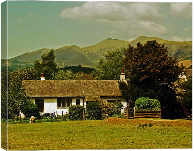 Lakeland Cottage Canvas Print by eric carpenter