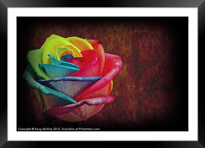 rainbow Framed Mounted Print by Doug McRae