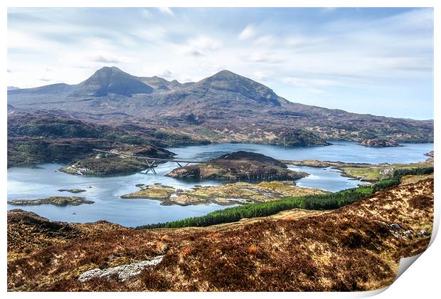 Loch Glendhu Print by World Images