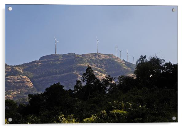 Eco power windmills Maharashtra Acrylic by Arfabita  