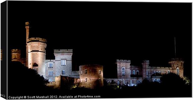 Inverness Castle Canvas Print by Scott K Marshall