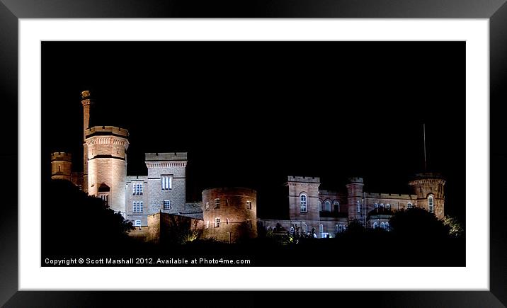Inverness Castle Framed Mounted Print by Scott K Marshall