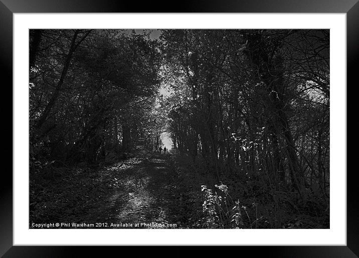 Pathway to Houns-Tout Framed Mounted Print by Phil Wareham