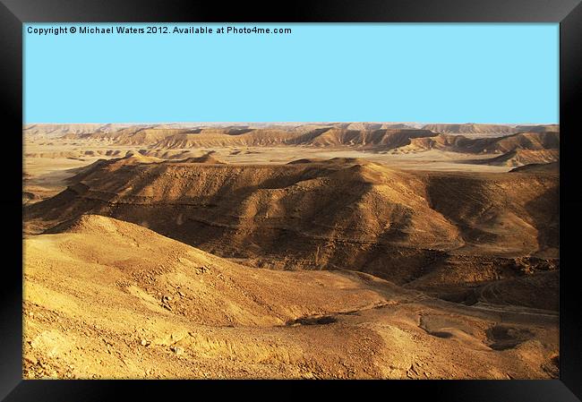 Arabian Sands Framed Print by Michael Waters Photography