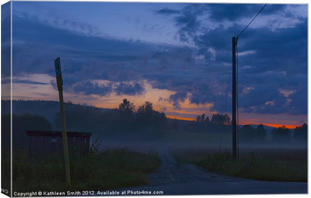 Midnight at midsummer Canvas Print by Kathleen Smith (kbhsphoto)