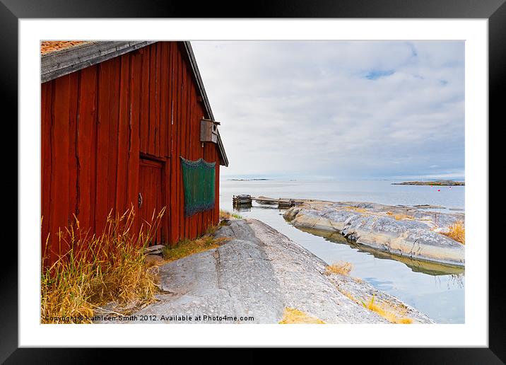 Fisherman''s hut Framed Mounted Print by Kathleen Smith (kbhsphoto)