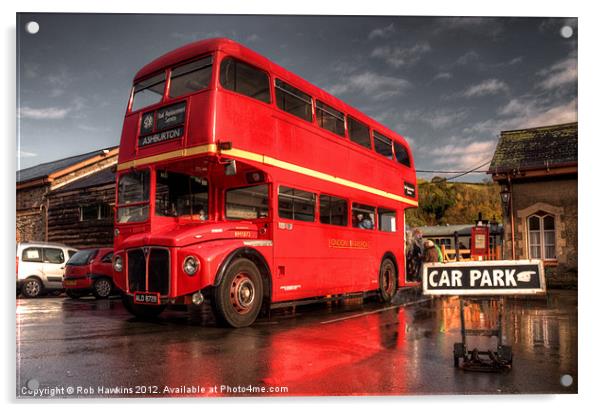 Routemaster in Devon Acrylic by Rob Hawkins