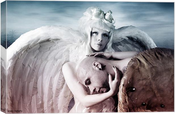 My guardian angel Canvas Print by kristy doherty