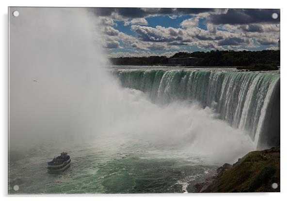 Horseshoe Falls Acrylic by Thomas Schaeffer