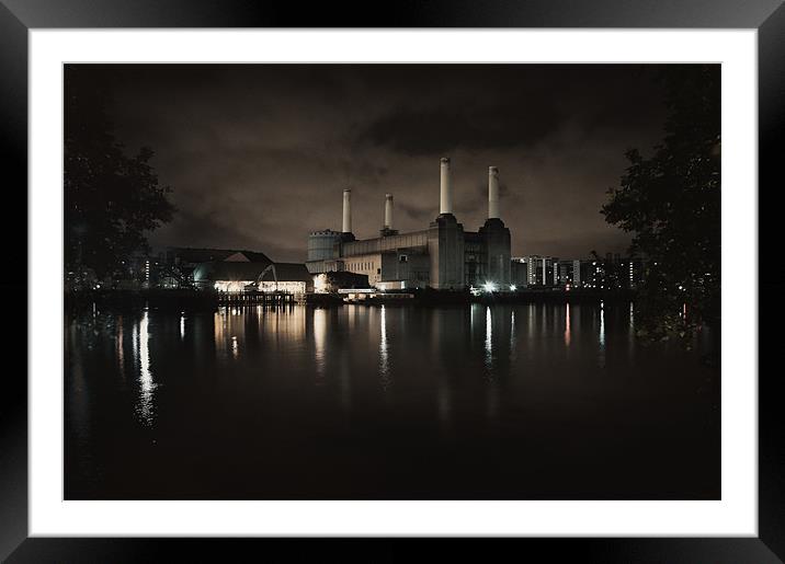 Battersea Power Station Framed Mounted Print by Jason Green