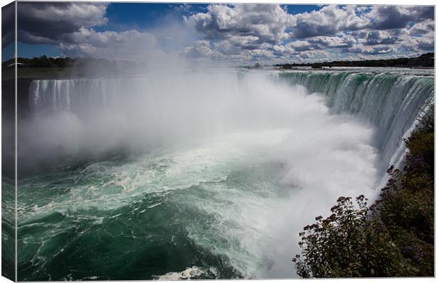 Horseshoe Falls Canvas Print by Thomas Schaeffer