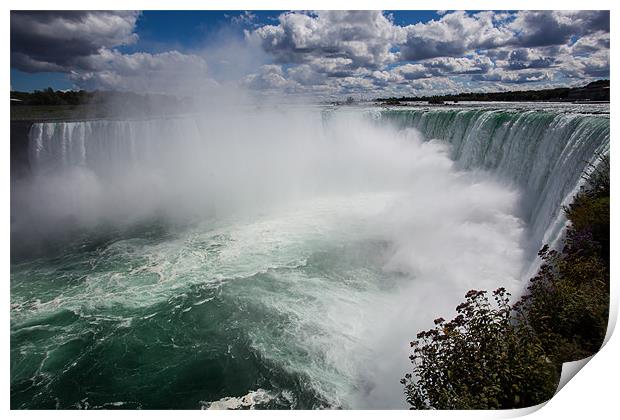 Horseshoe Falls Print by Thomas Schaeffer