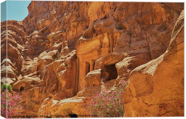 Little Petra Canvas Print by Malcolm Snook