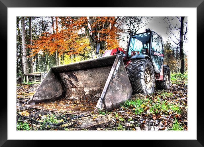 Autumn Machinery Framed Mounted Print by Gavin Wilson
