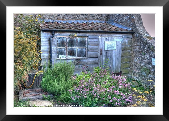 Gertrude Jekylls potting shed Framed Mounted Print by Colin Metcalf