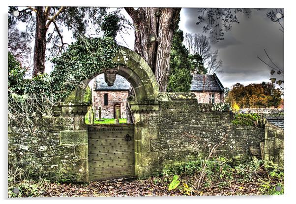 Archway, St James, Hutton Acrylic by Gavin Wilson