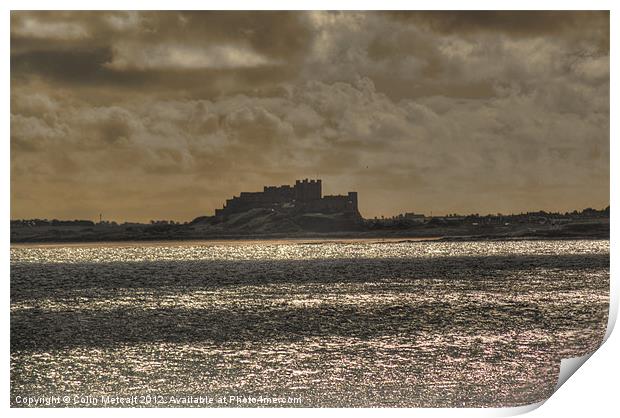 Bamburgh View Print by Colin Metcalf