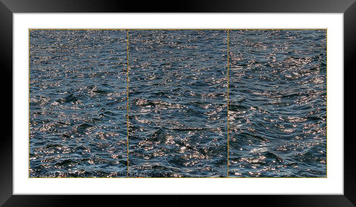Good Morning Sea Framed Mounted Print by Jasna Buncic