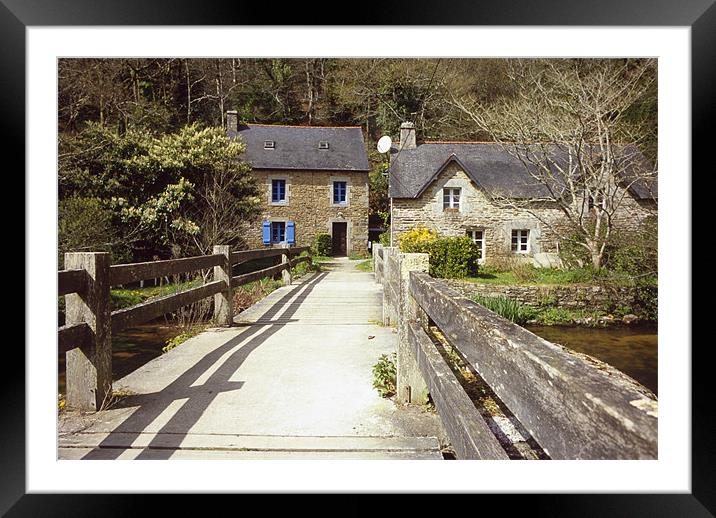 Bois d'Amour, Brittany, France Framed Mounted Print by Simon Armstrong
