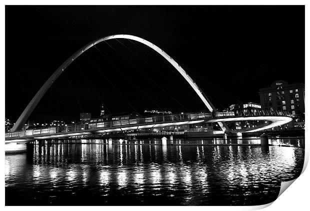 Newcastle upon Tyne bridge Print by Shaun Cope