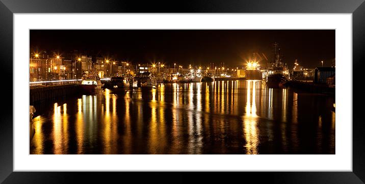 Great Yarmouth River Framed Mounted Print by Howie Marsh