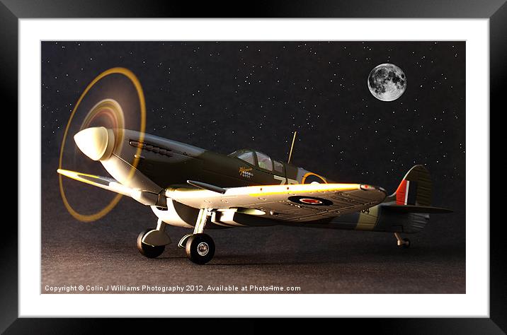 Spitfire MH434 Framed Mounted Print by Colin Williams Photography