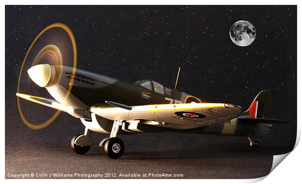 Spitfire MH434 Print by Colin Williams Photography