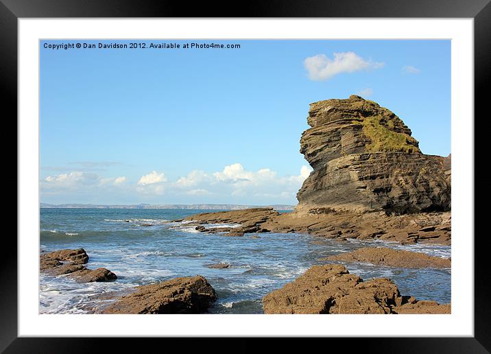 The Welsh Sphinx Framed Mounted Print by Dan Davidson