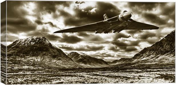 Avro Vulcan Training Canvas Print by Sam Smith