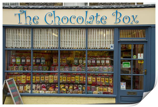 Old sweet shop Print by David French