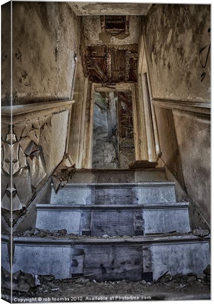 STAIRWAY TO HELL Canvas Print by Rob Toombs