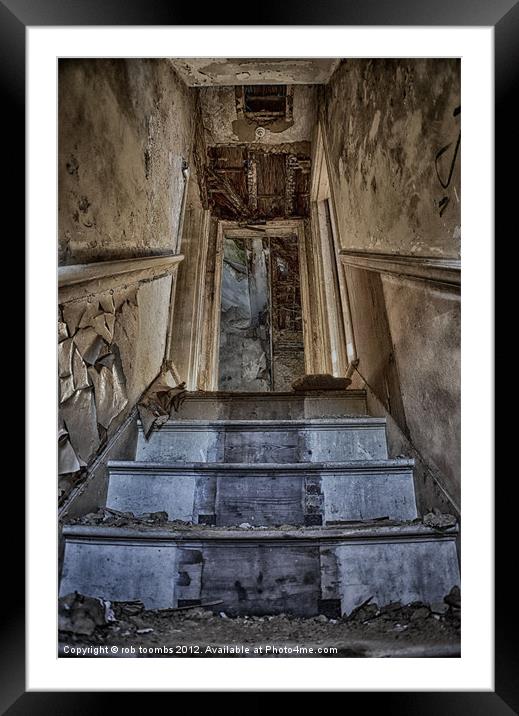 STAIRWAY TO HELL Framed Mounted Print by Rob Toombs